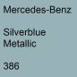 Preview: Mercedes-Benz, Silverblue Metallic, 386.